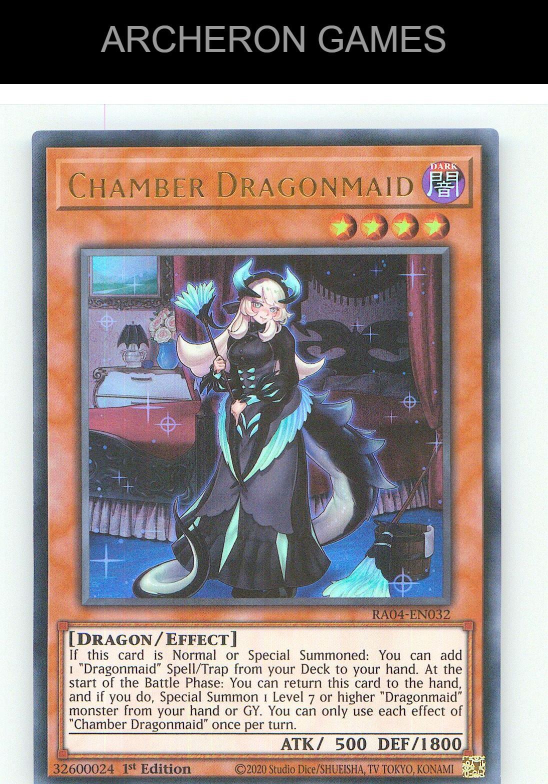 Chamber Dragonmaid (UR) Ultra Rare YUGIOH Card 1st Edition