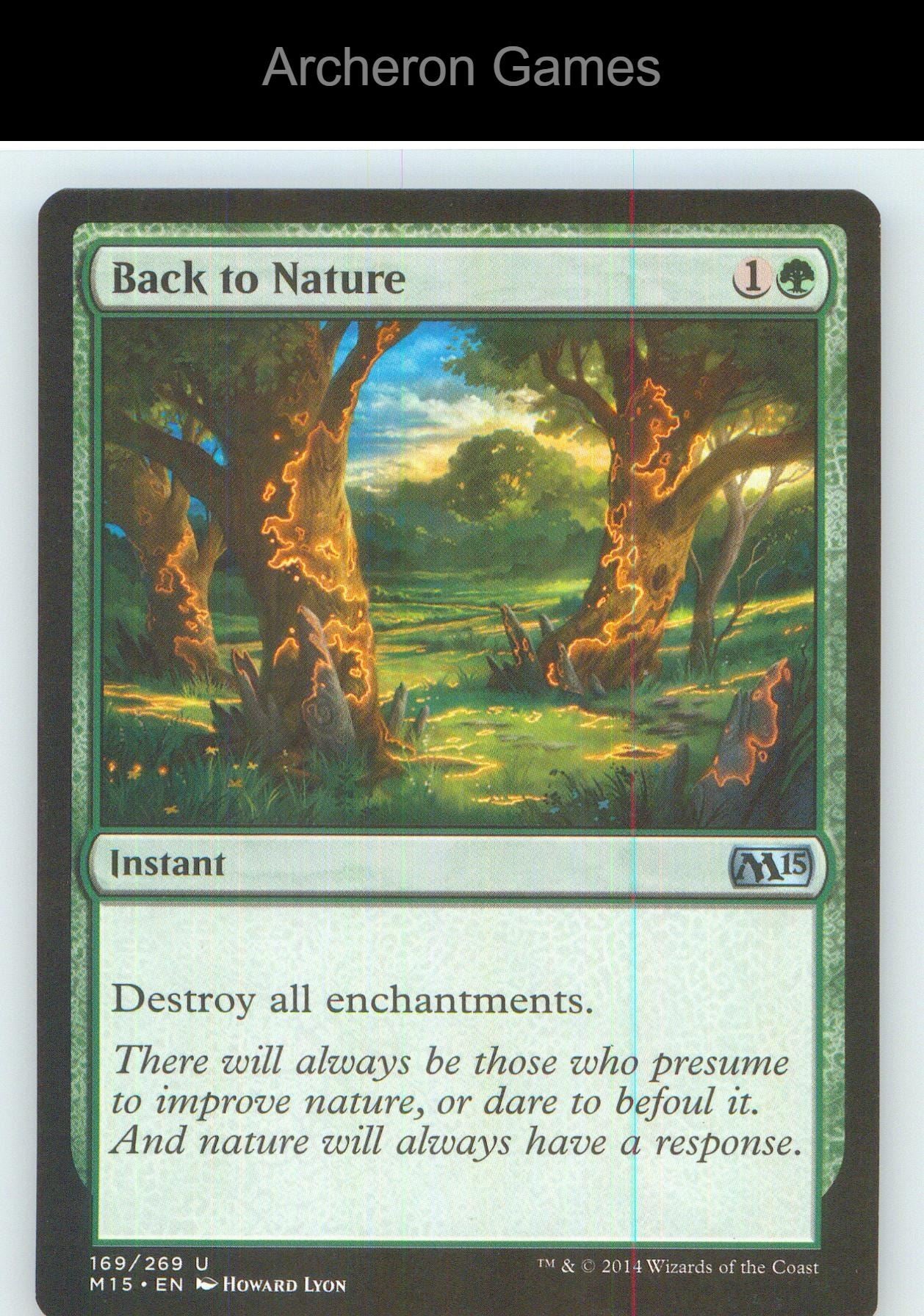 Back to Nature M15 169 UC MTG Card NM/EX+