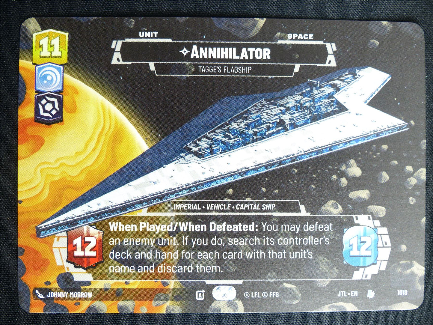Annihilator 1018 Prestige - Star Wars Unlimited Card #4GX