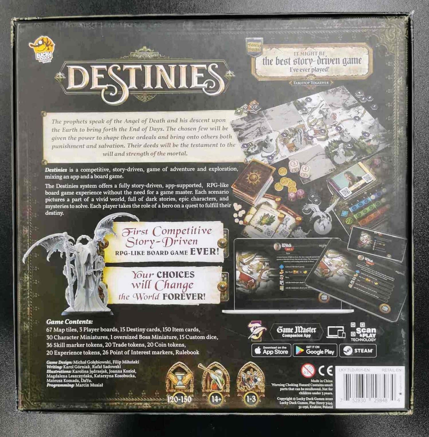 Destinies & Character Mats - Board Game #6X2