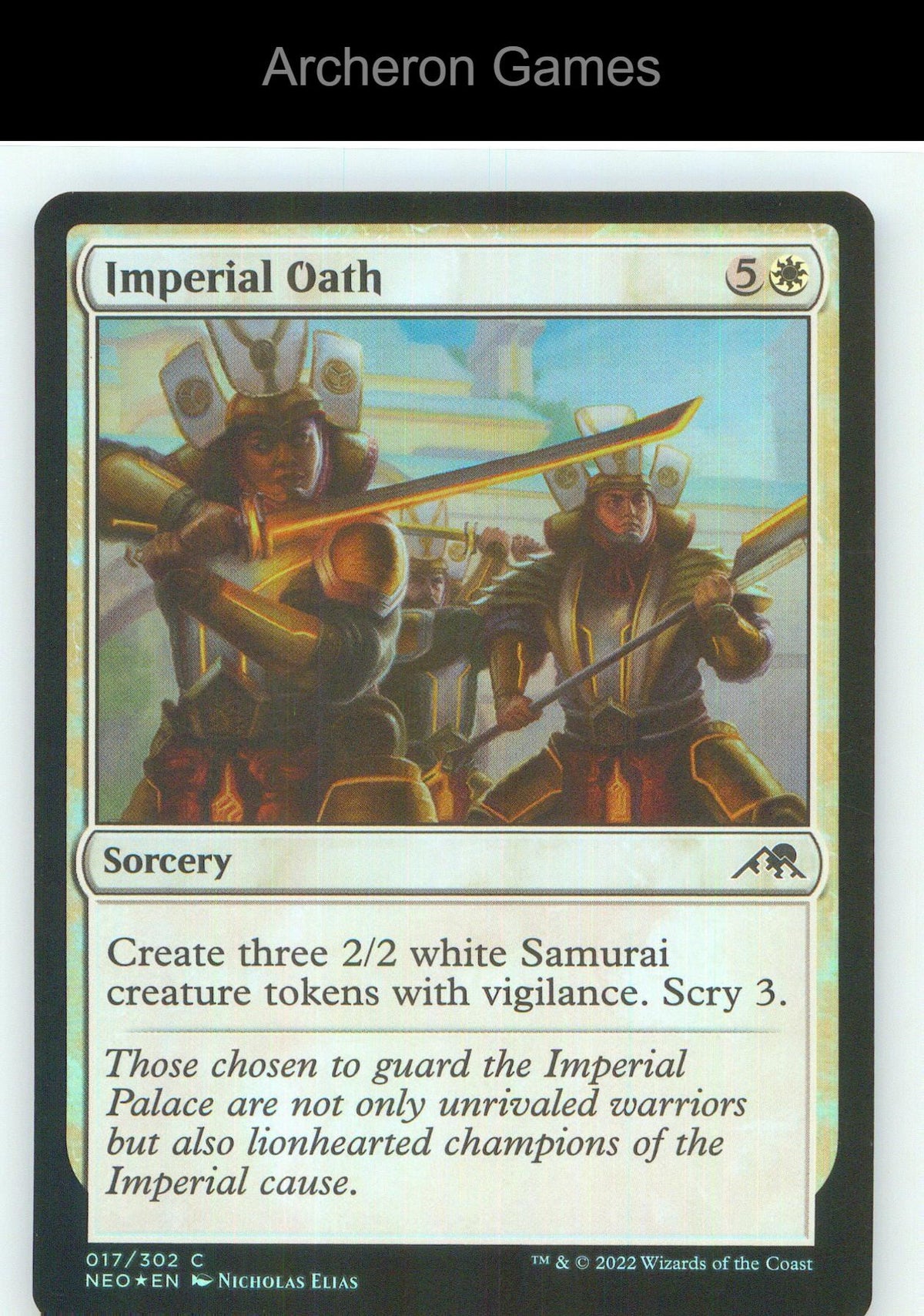 Imperial Oath NEO 17 C MTG Card NM/EX+ Foil