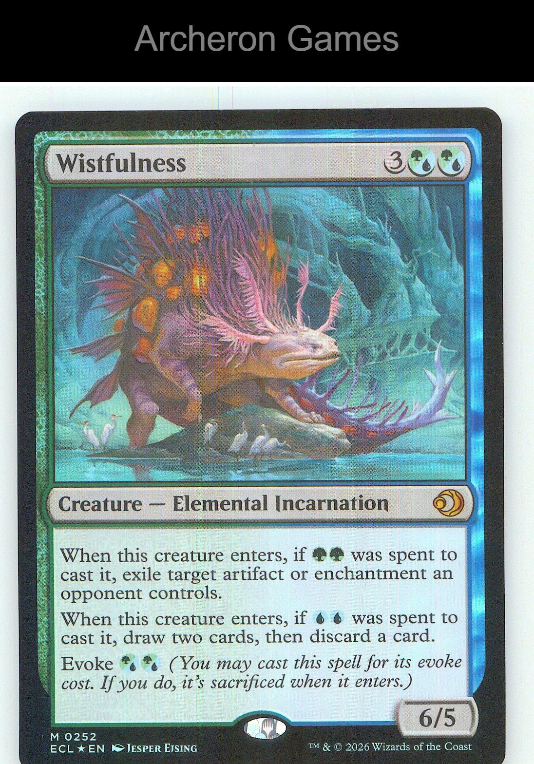 Wistfulness ECL 252 Mythic MTG Card NM/EX+ FOIL