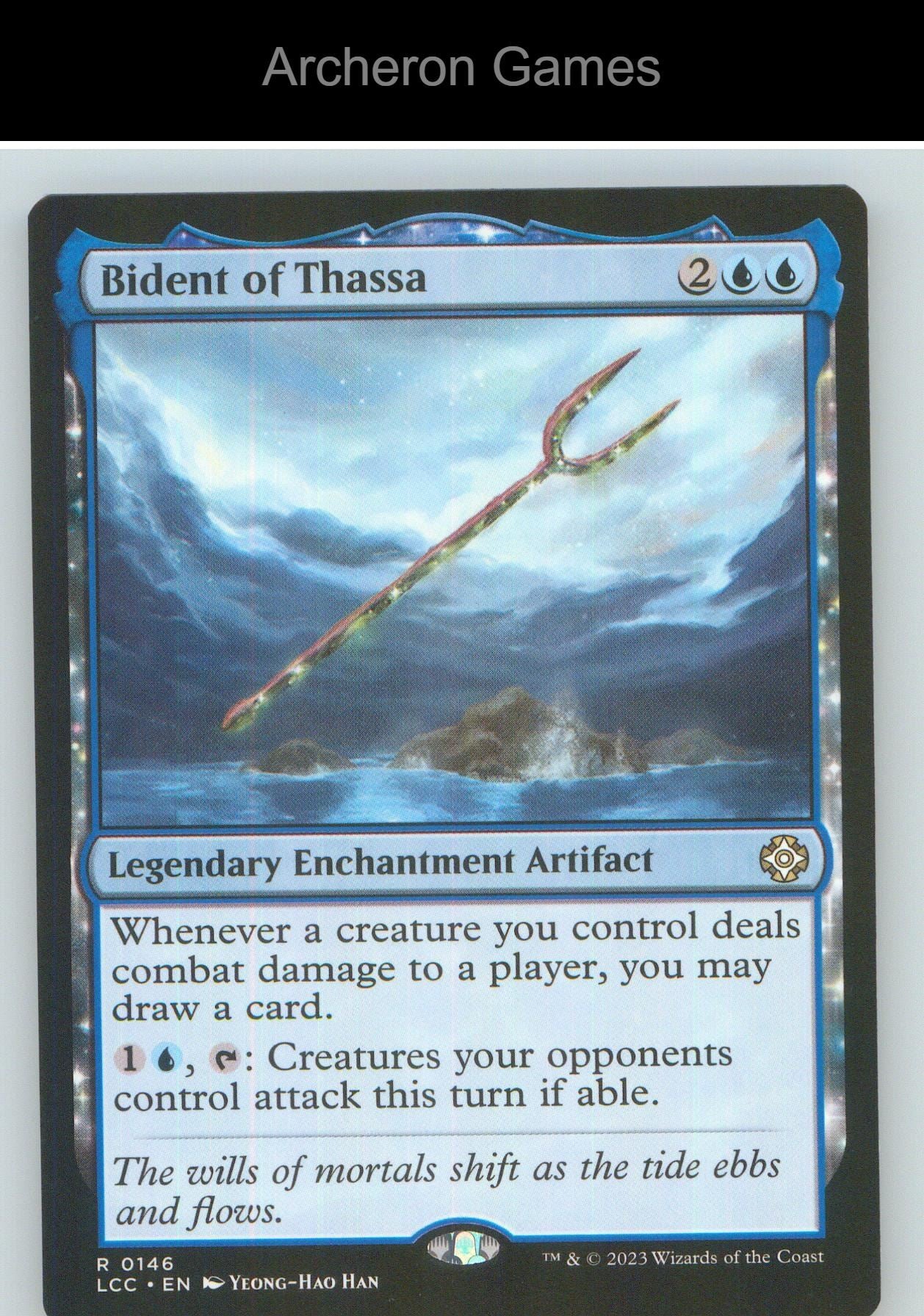 Bident of Thassa LCC 146 R MTG Card NM/EX+