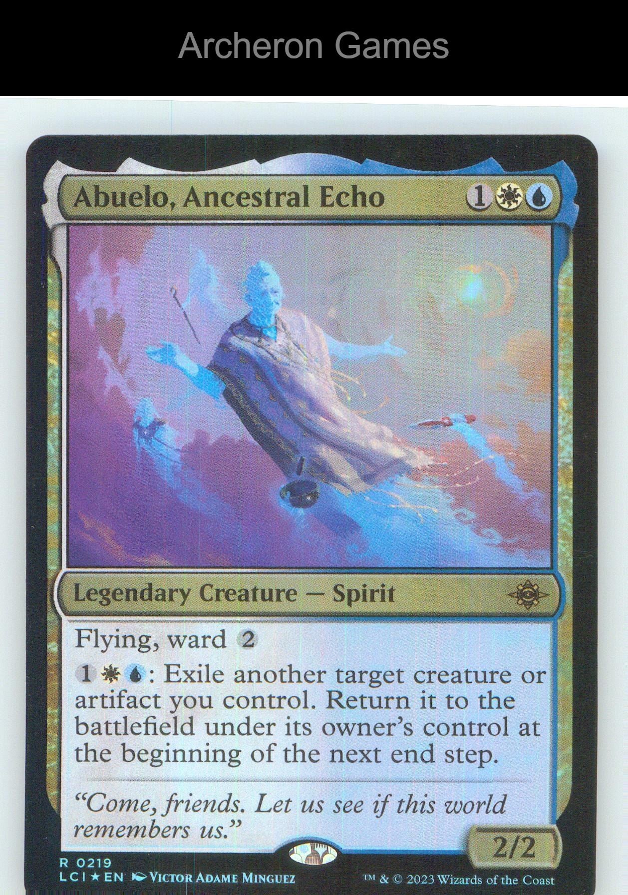 Abuelo, Ancestral Echo LCI 219 R MTG Card NM/EX+ Foil