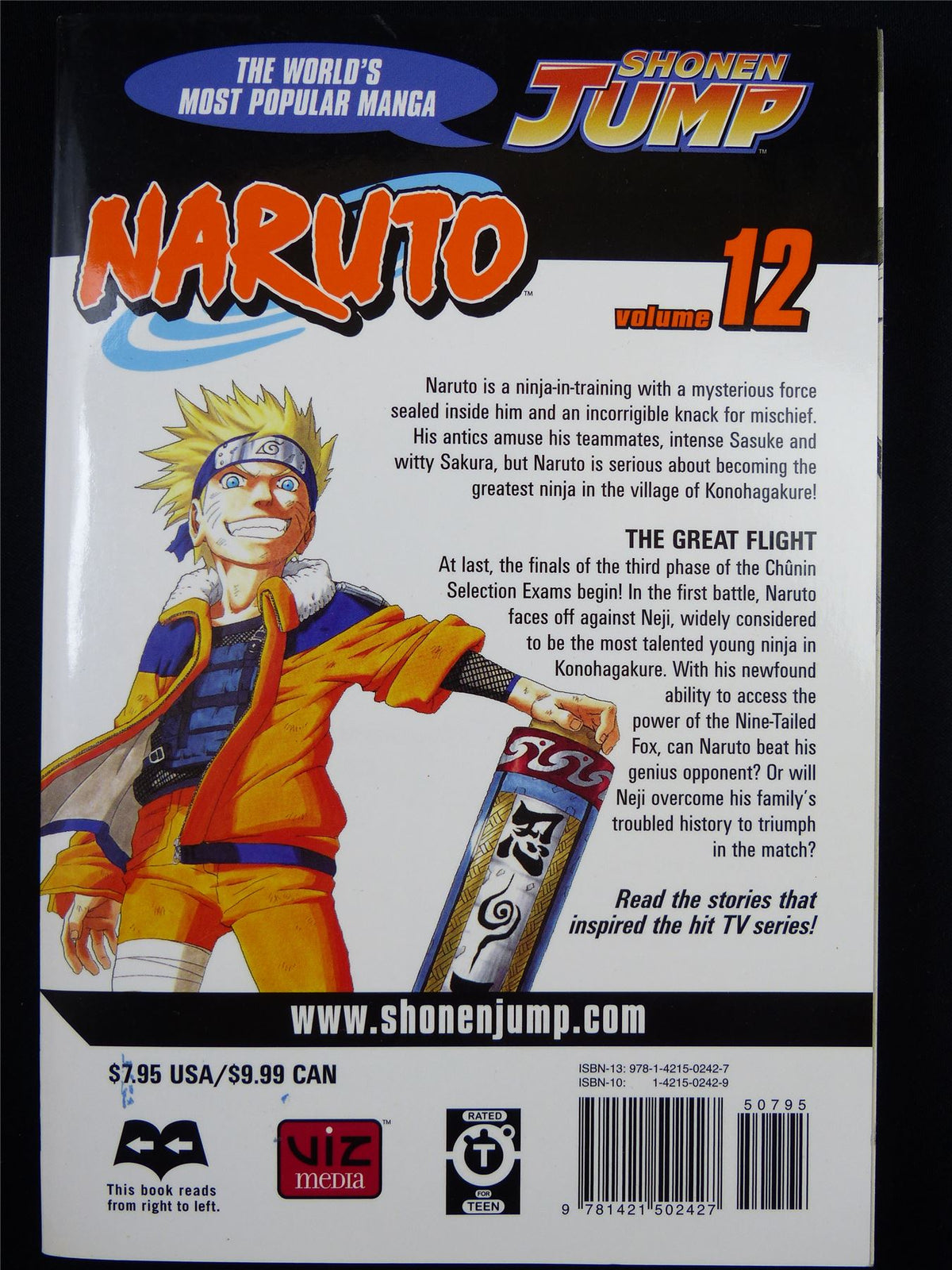NARUTO Volume 12 - Shonen Jump Viz Manga #3HX