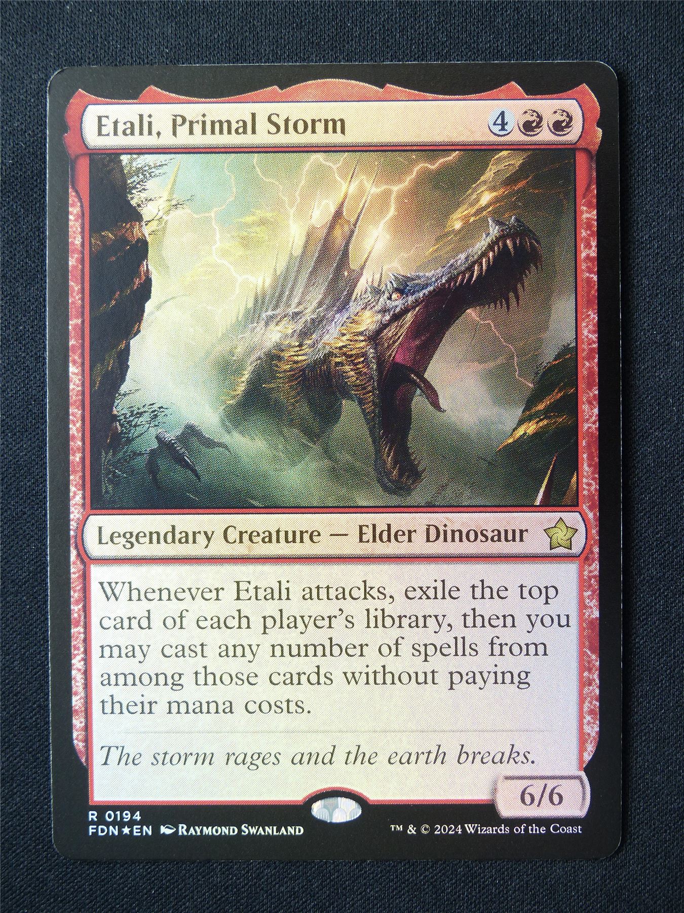 Etali Primal Storm Foil - FDN - Mtg Card #58L