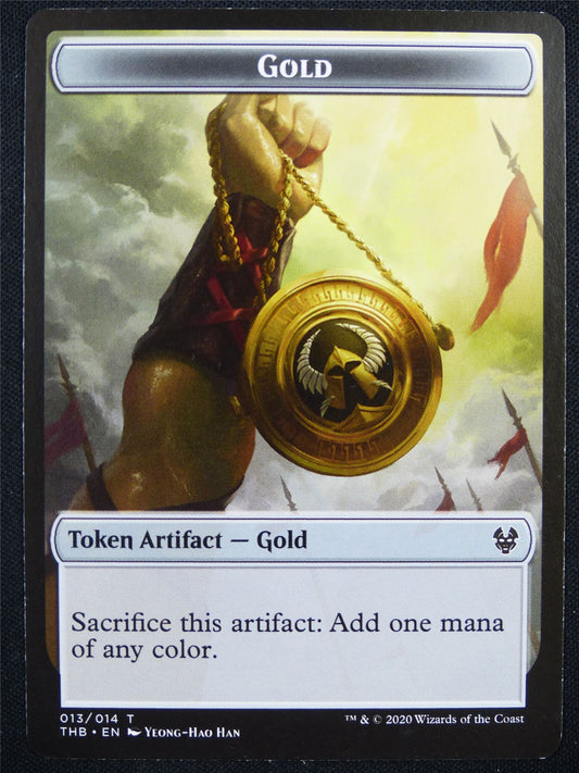 Gold Token - THB - Mtg Card #6B