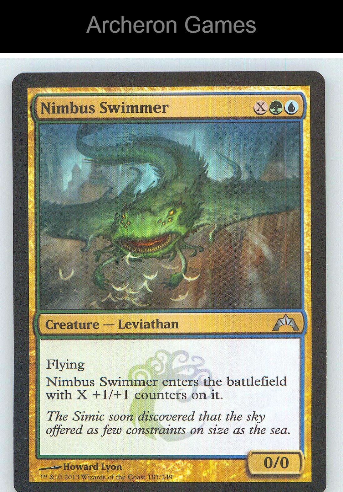 Nimbus Swimmer GTC 181 UC MTG Card NM/EX+