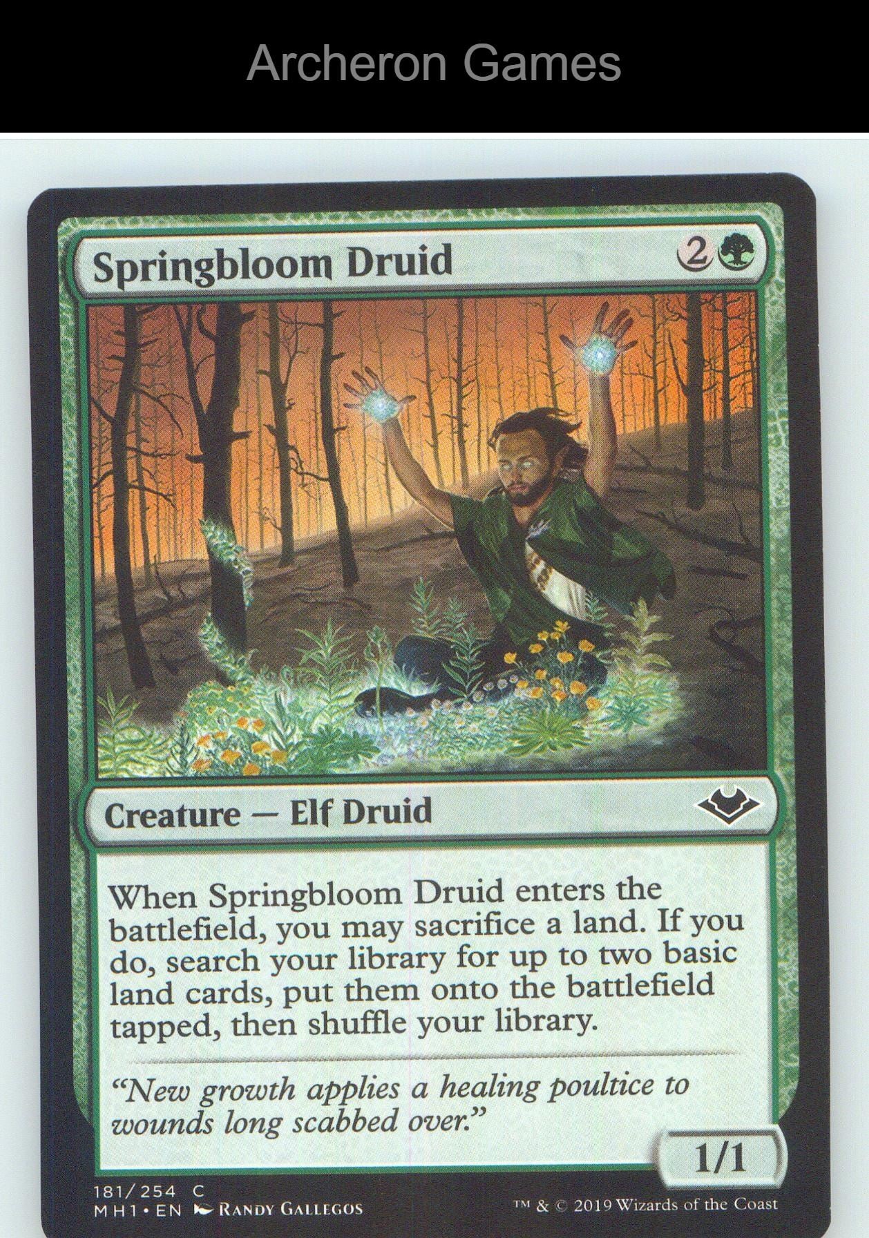 Springbloom Druid MH1 181 C MTG Card NM/EX+