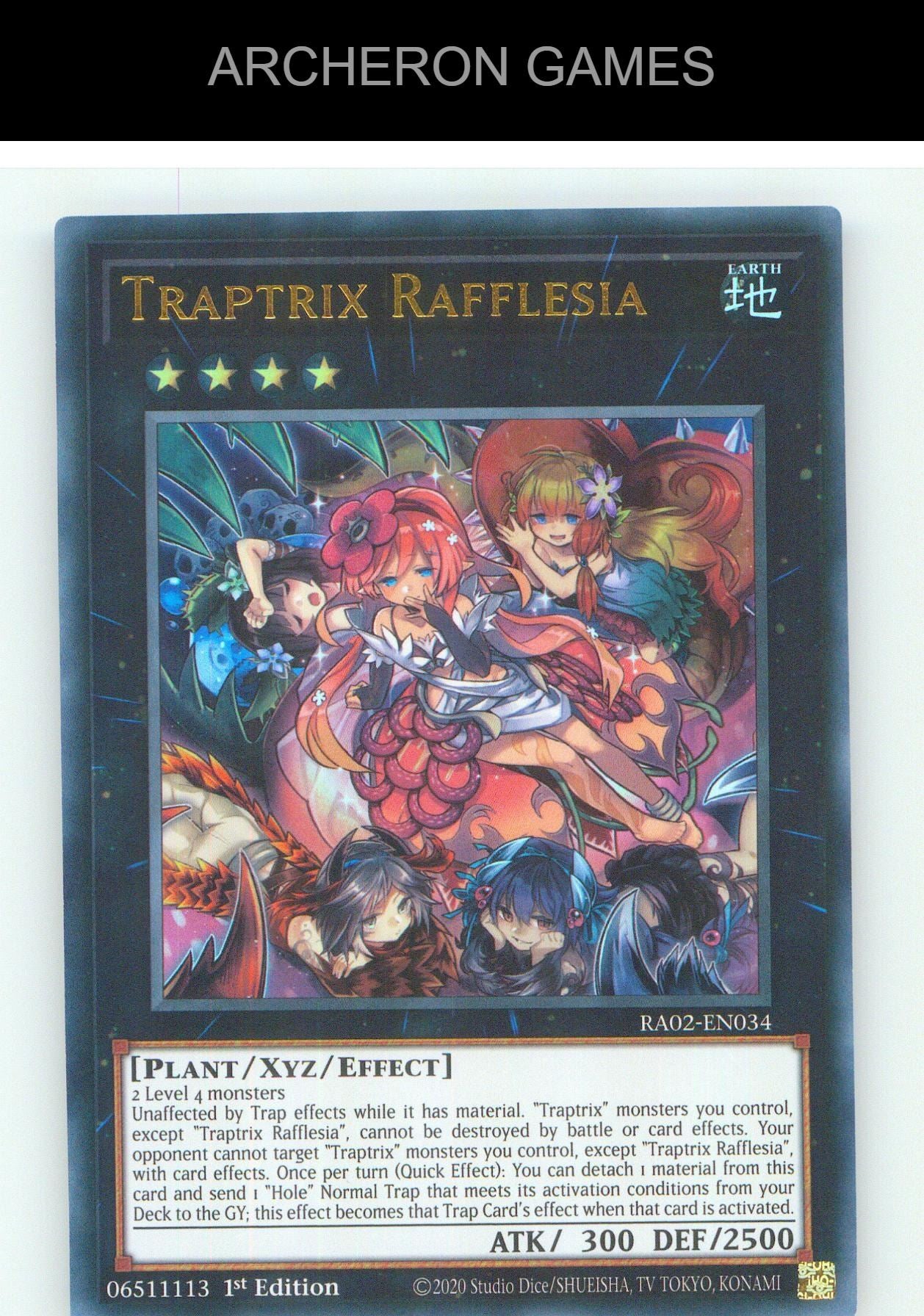 Traptrix Rafflesia (UR) UR YUGIOH Card 1st Edition