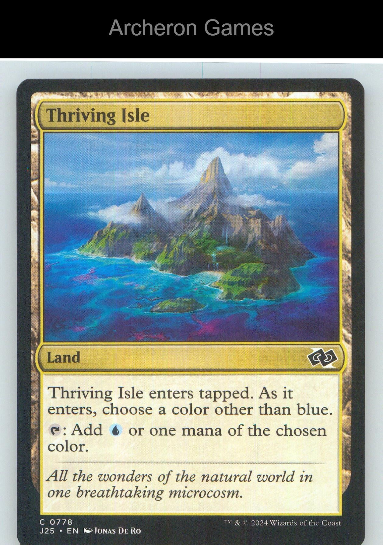 Thriving Isle J25 778 C MTG Card NM/EX+