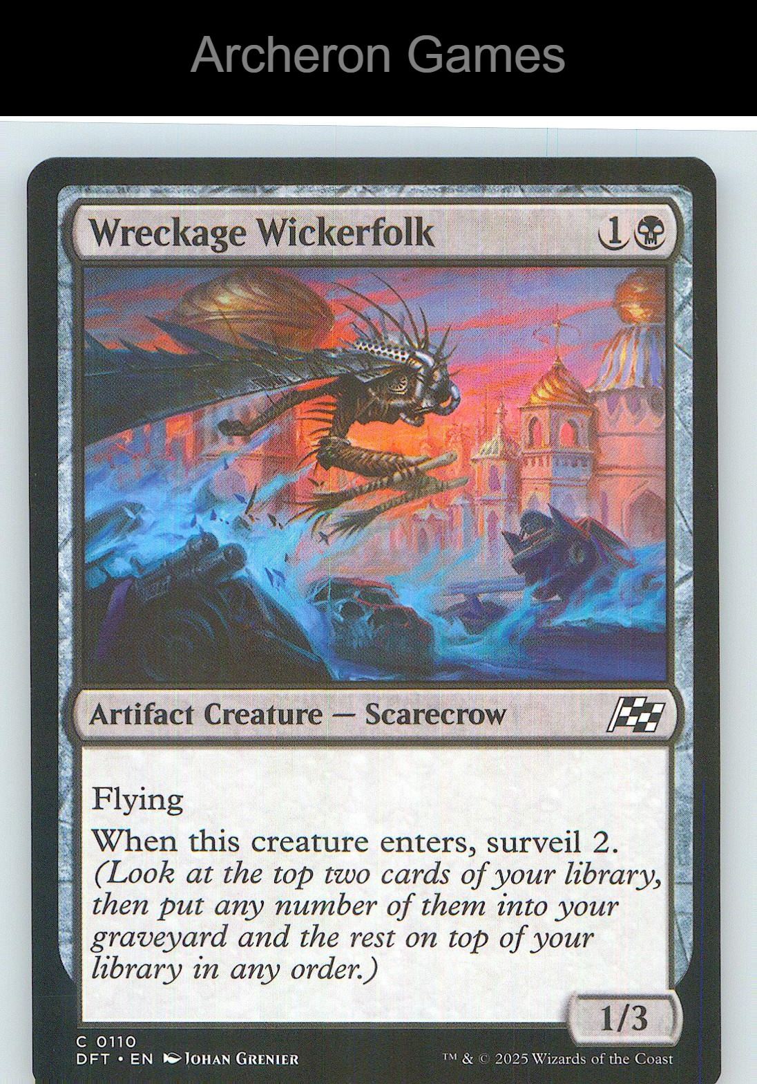 Wreckage Wickerfolk DFT 110 C MTG Card NM/EX+