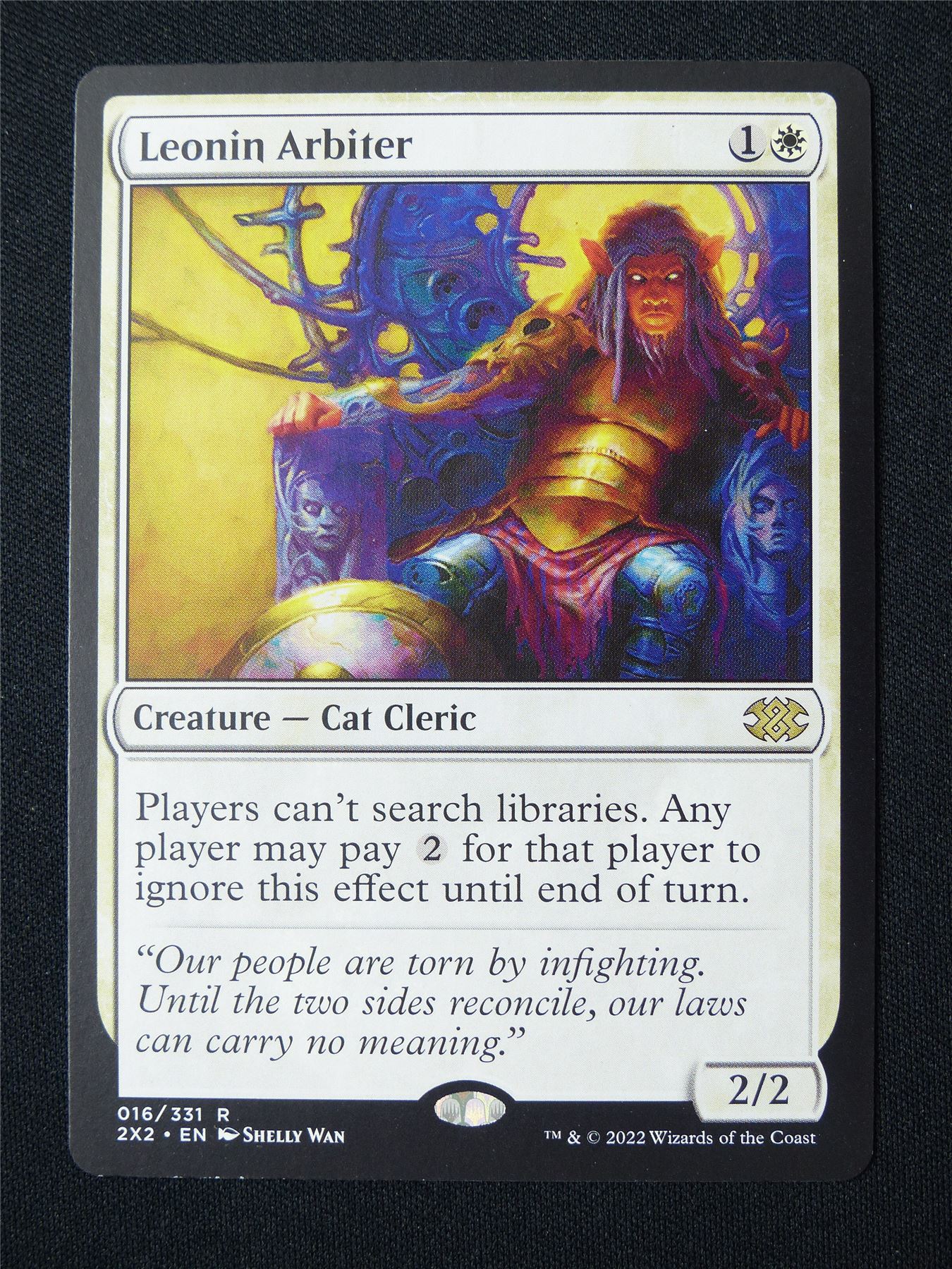 Leonin Arbiter - 2X2 - Mtg Card #4VT