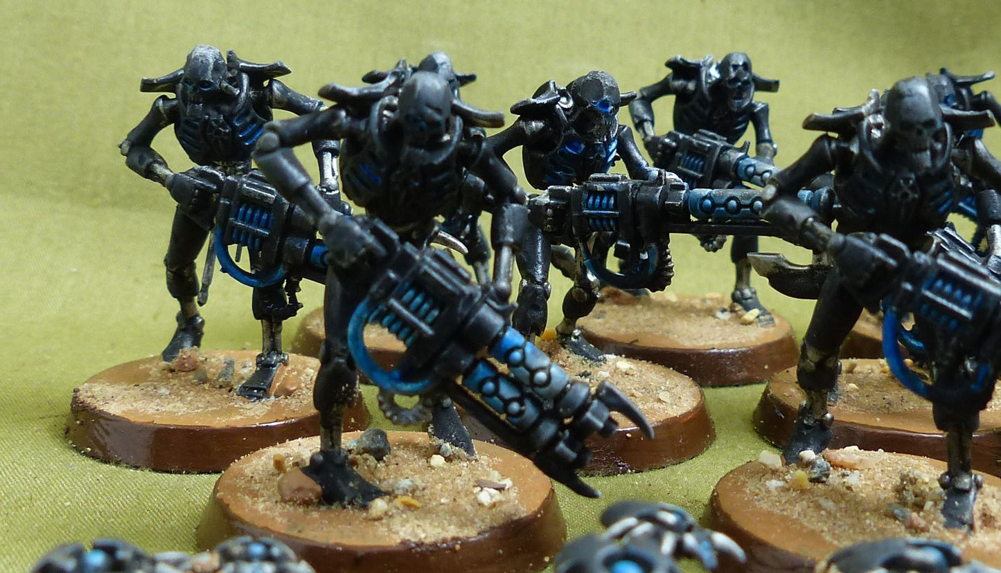 Necron Warriors painted - Necron - Warhammer 40K #502