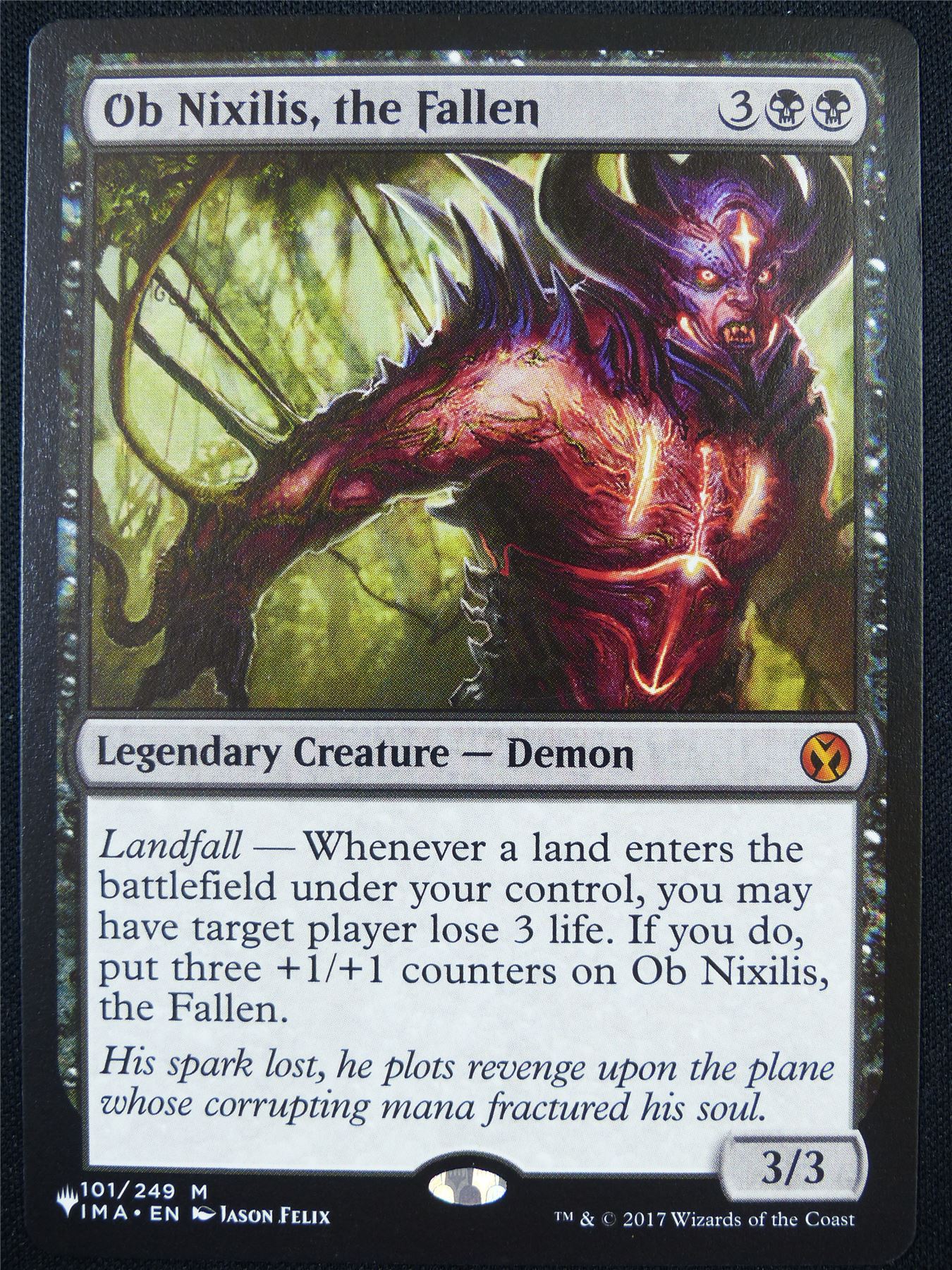 Ob Nixilis the Fallen - IMA - Mtg Card #ZZ