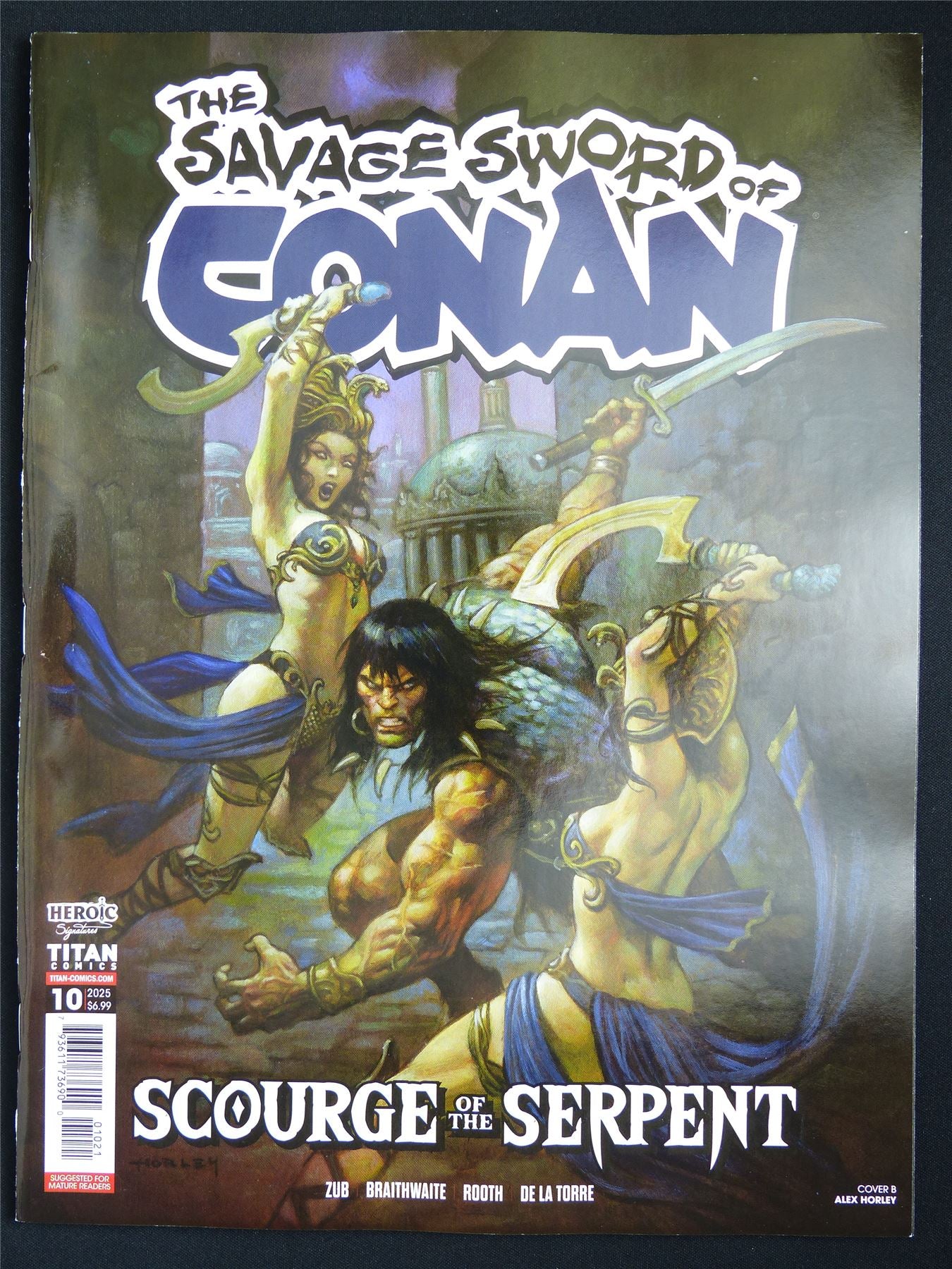 The Savage Sword of Conan: Scourge of the Serpent #10 Cvr B - Sep 2025 Titan Comic Magezine #3Y0