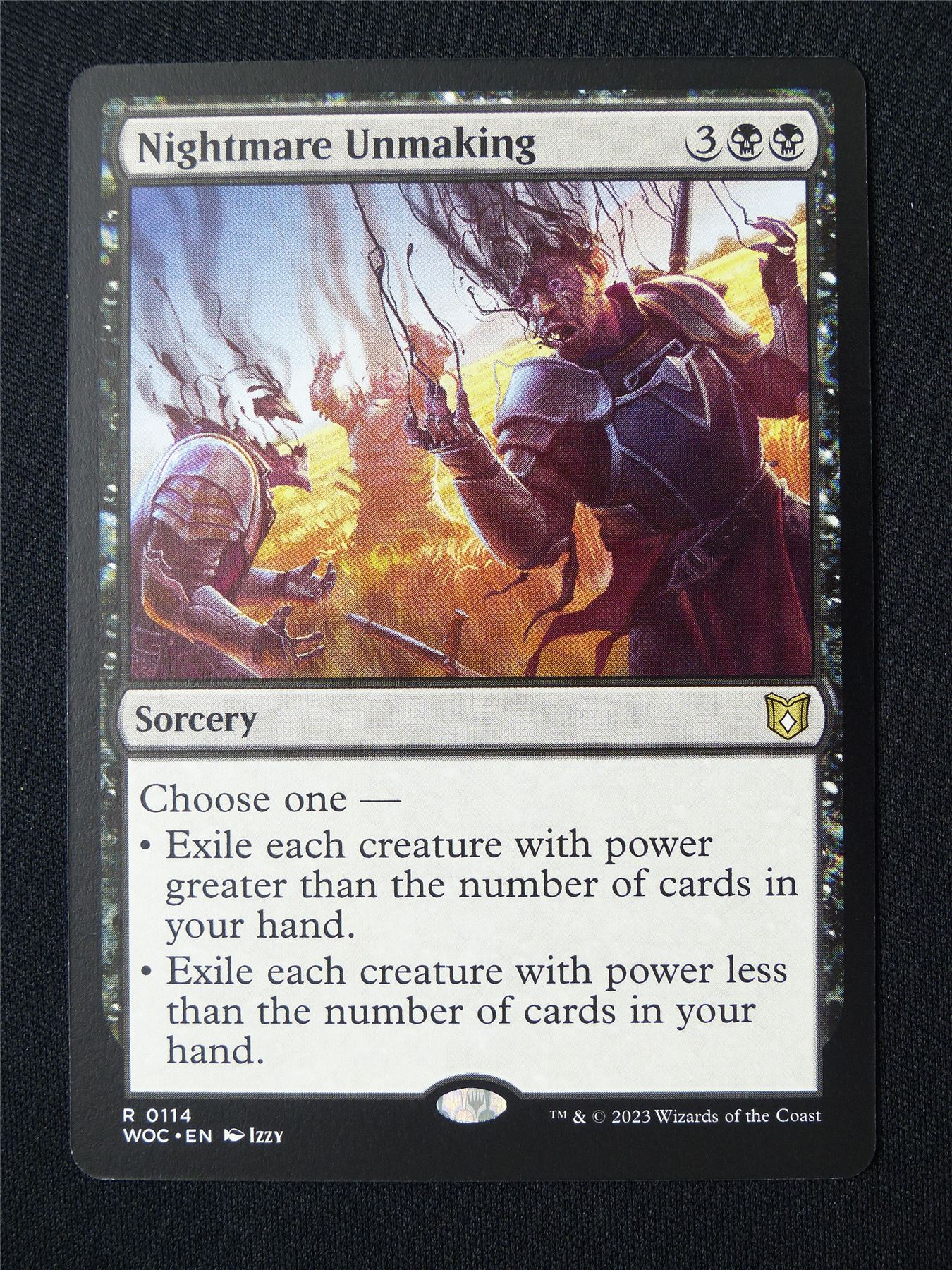 Nightmare Unmaking - WOC - Mtg Card #4WB