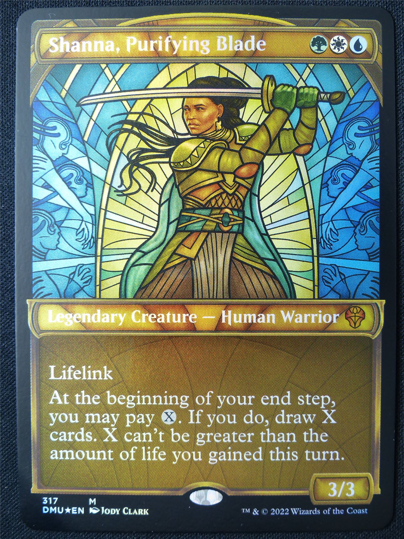 Shanna Purifying Blade Showcase Foil - DMU - Mtg Card #1B6