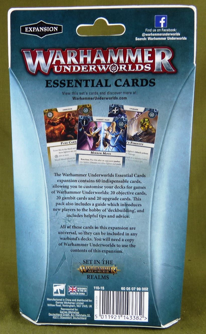 WARHAMMER UNDERWORLDS CARDS - Warhammer AoS 40k #W2