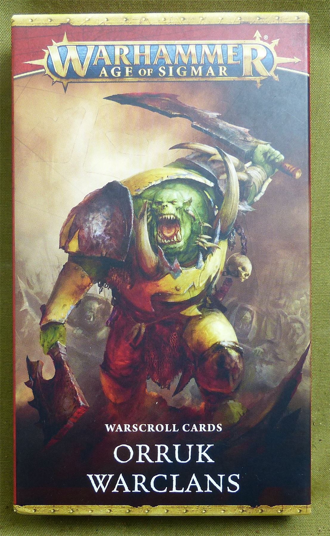 Orruk Warclans Warscroll Cards - Warhammer AoS #50X