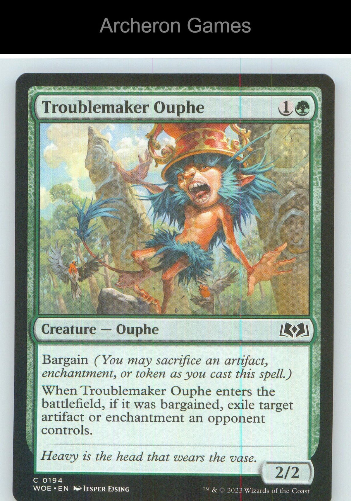 Troublemaker Ouphe WOE 194 C MTG Card NM/EX+
