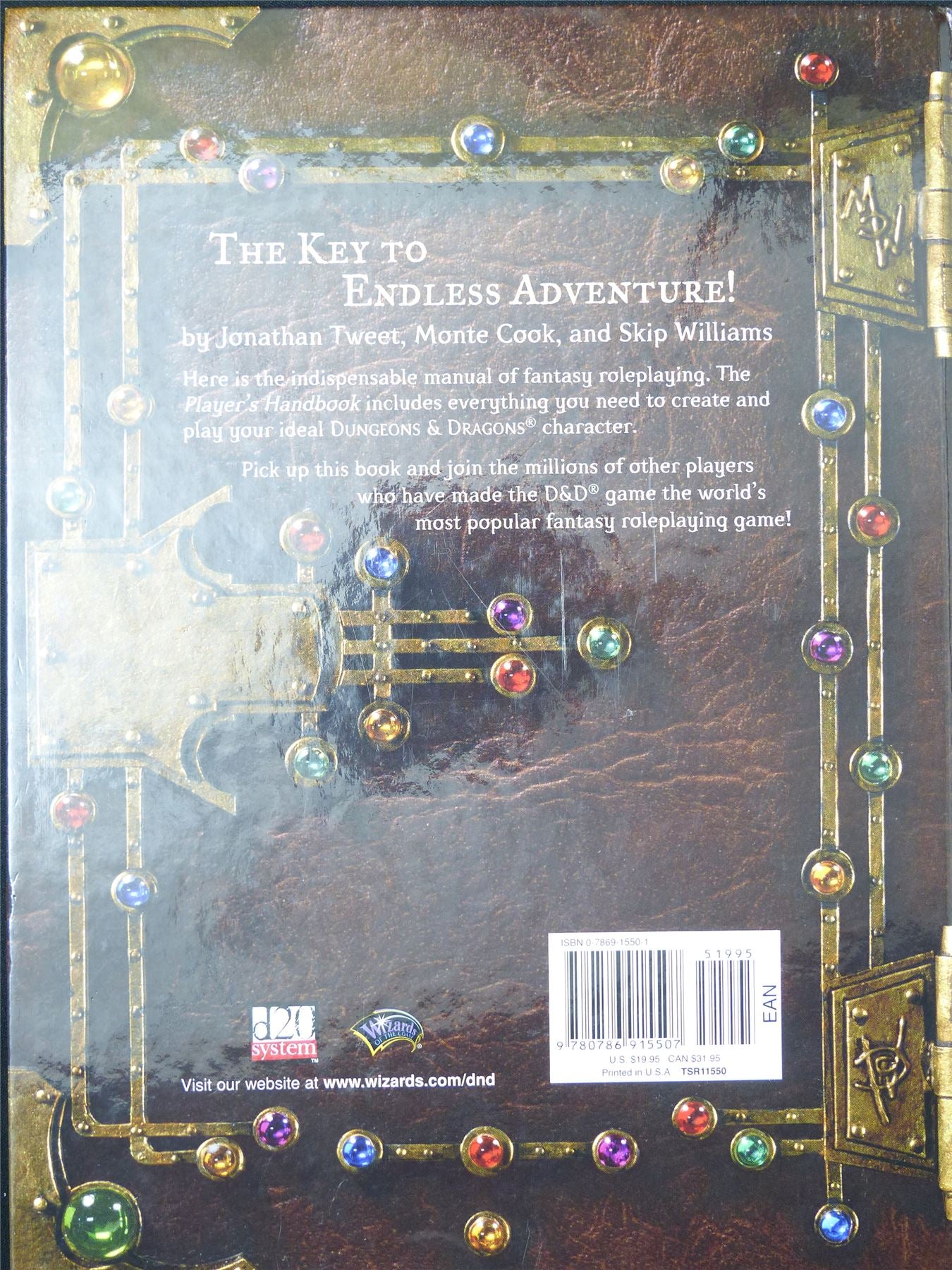 Dungeons & Dragons Player's Handbook 3rd Edition Hardback #2GS