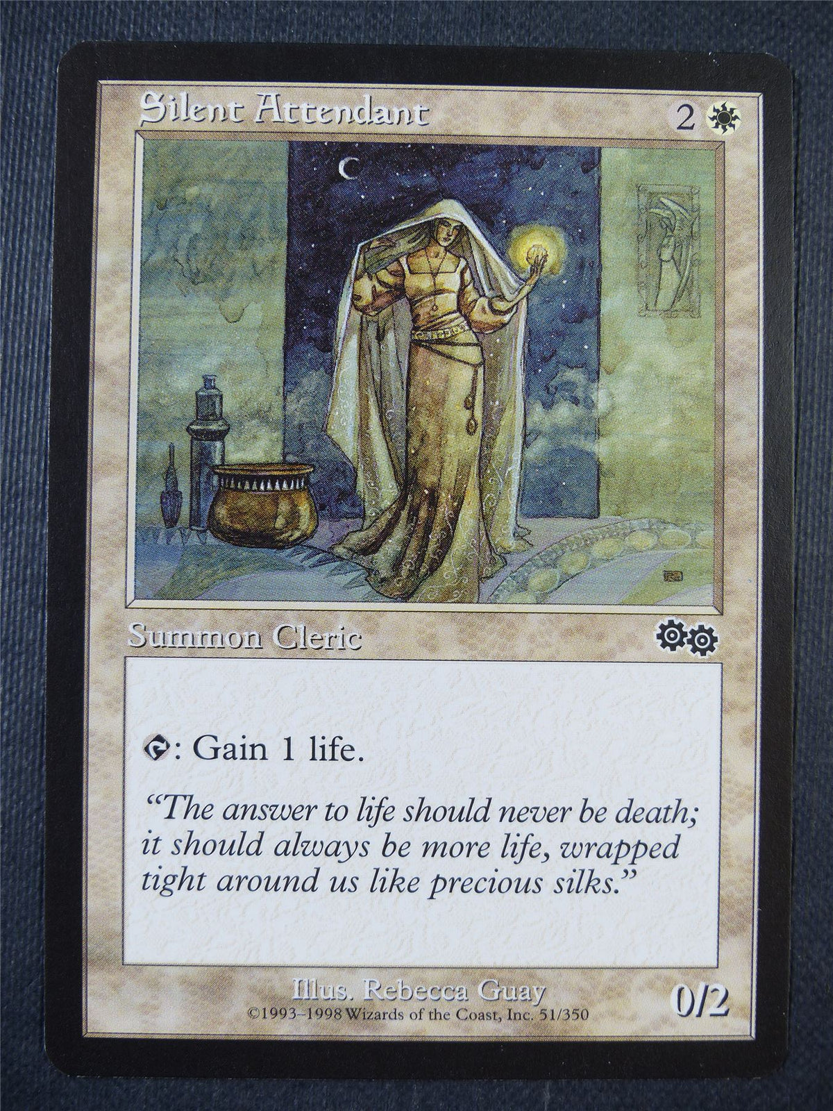 Silent Attendant - Urza's Saga - Mtg Card #73E