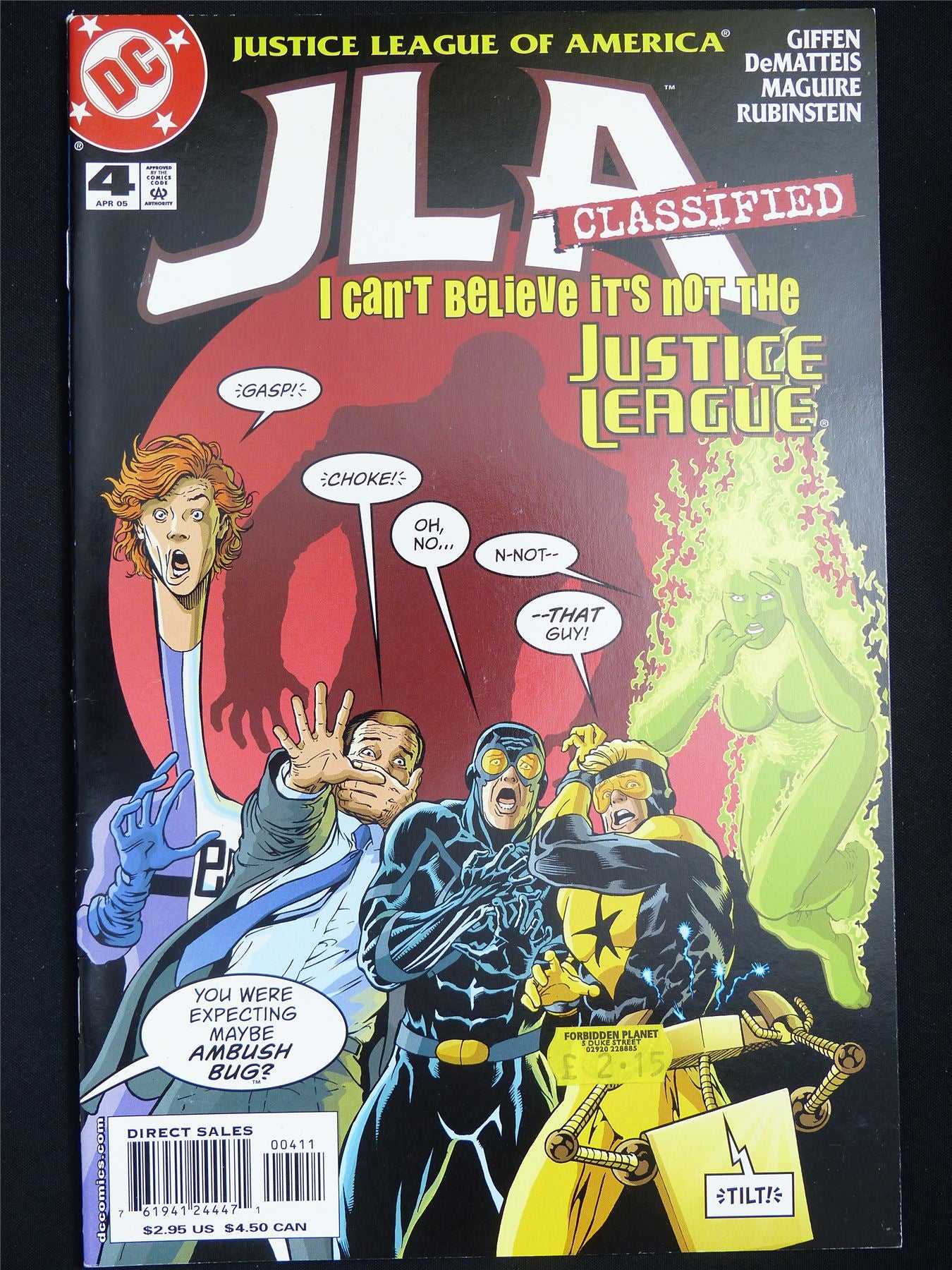 JUSTICE League of America Classified #4 - DC Comic #N8
