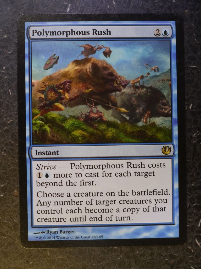 MTG Magic Cards: POLYMORPHOUS RUSH # 6E13