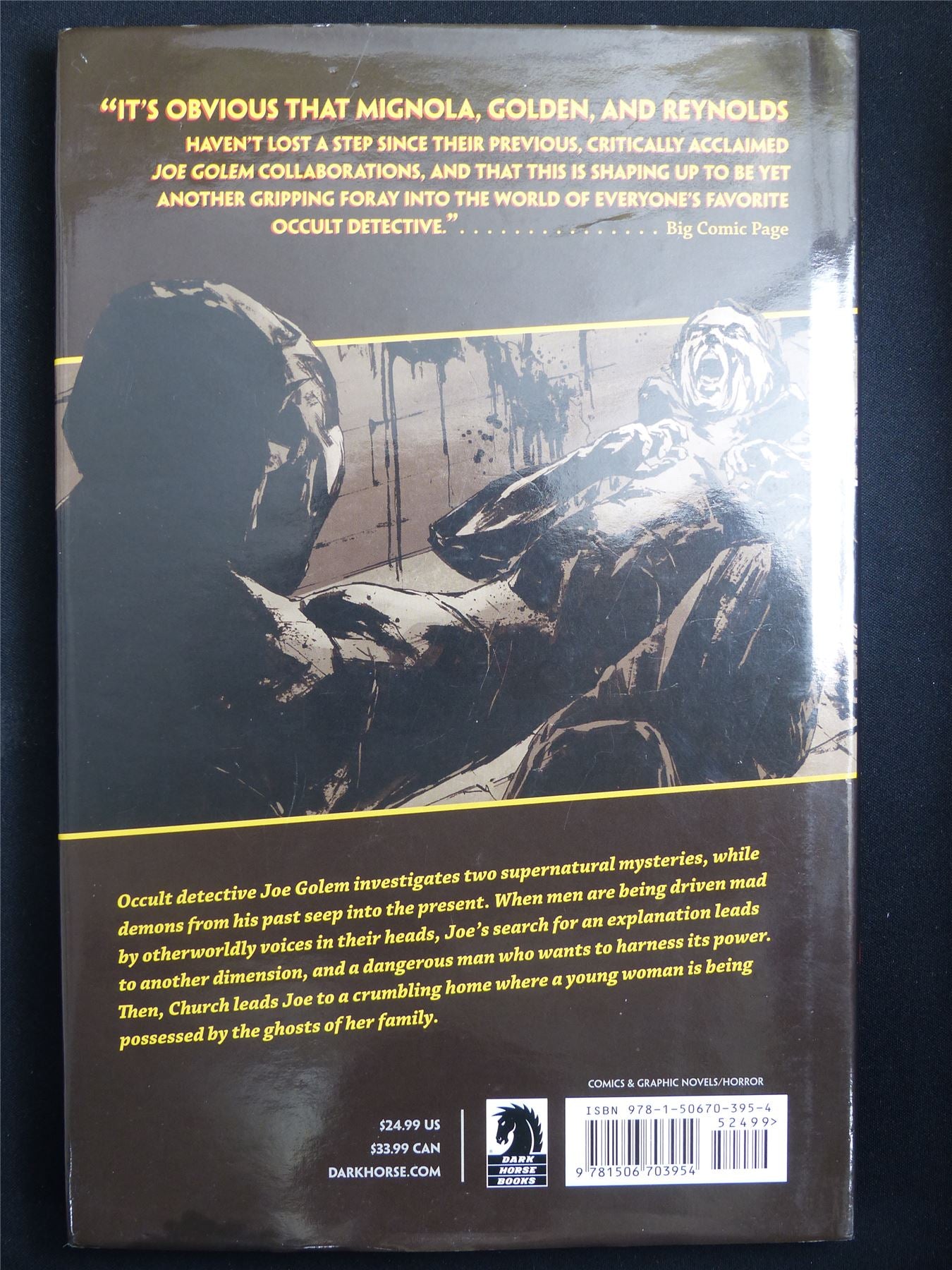Joe Golem Occult Detective: The Outer Dark - Dark Horse Graphic Hardback #2VL
