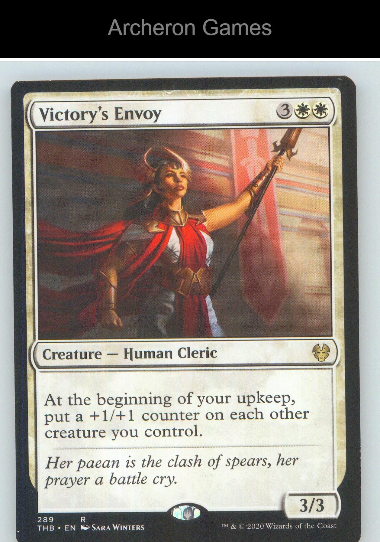 Victory's Envoy THB 289 R MTG Card NM/EX+