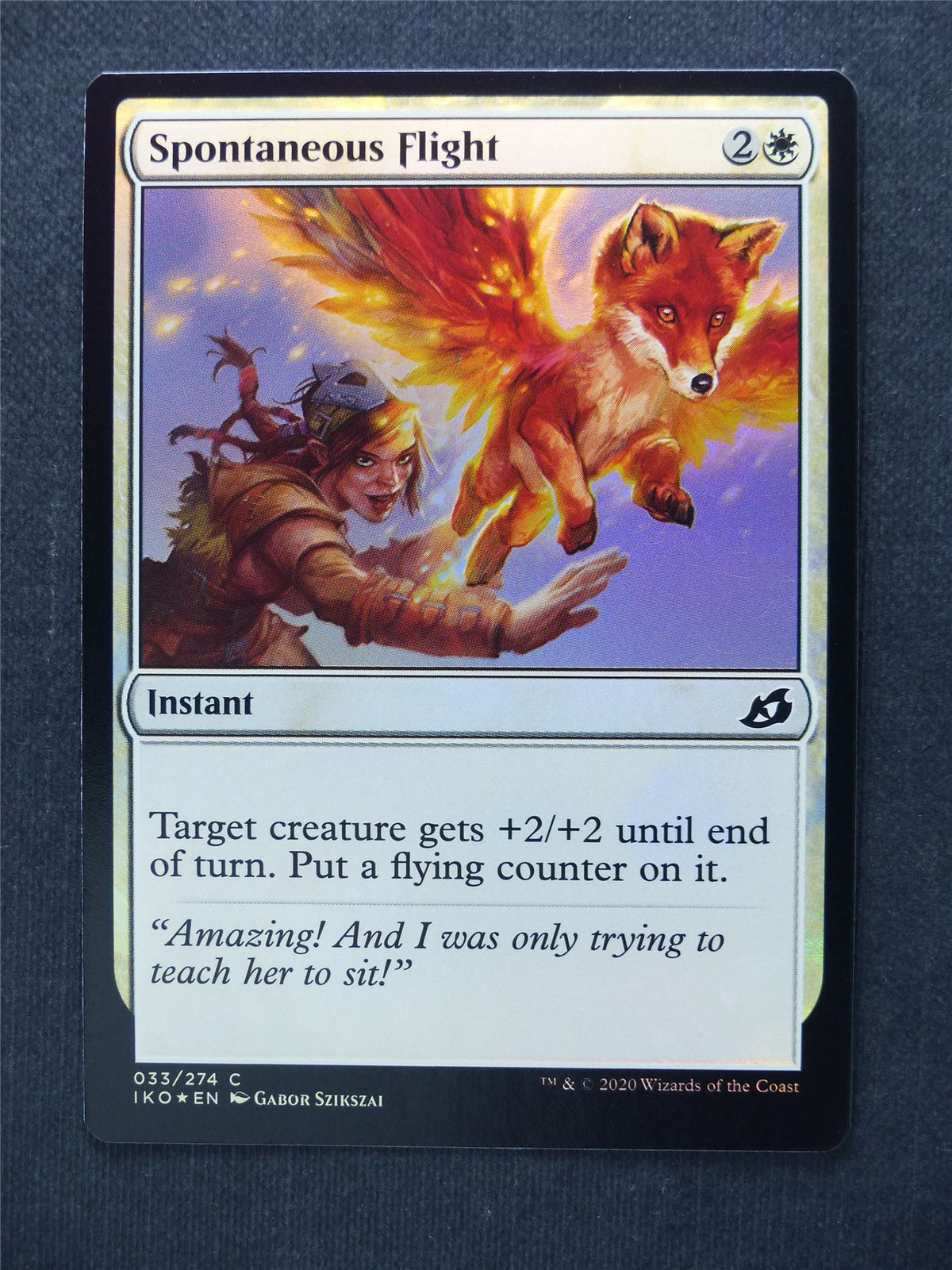 Spontaneous Flight Foil - Mtg Magic Cards #K0