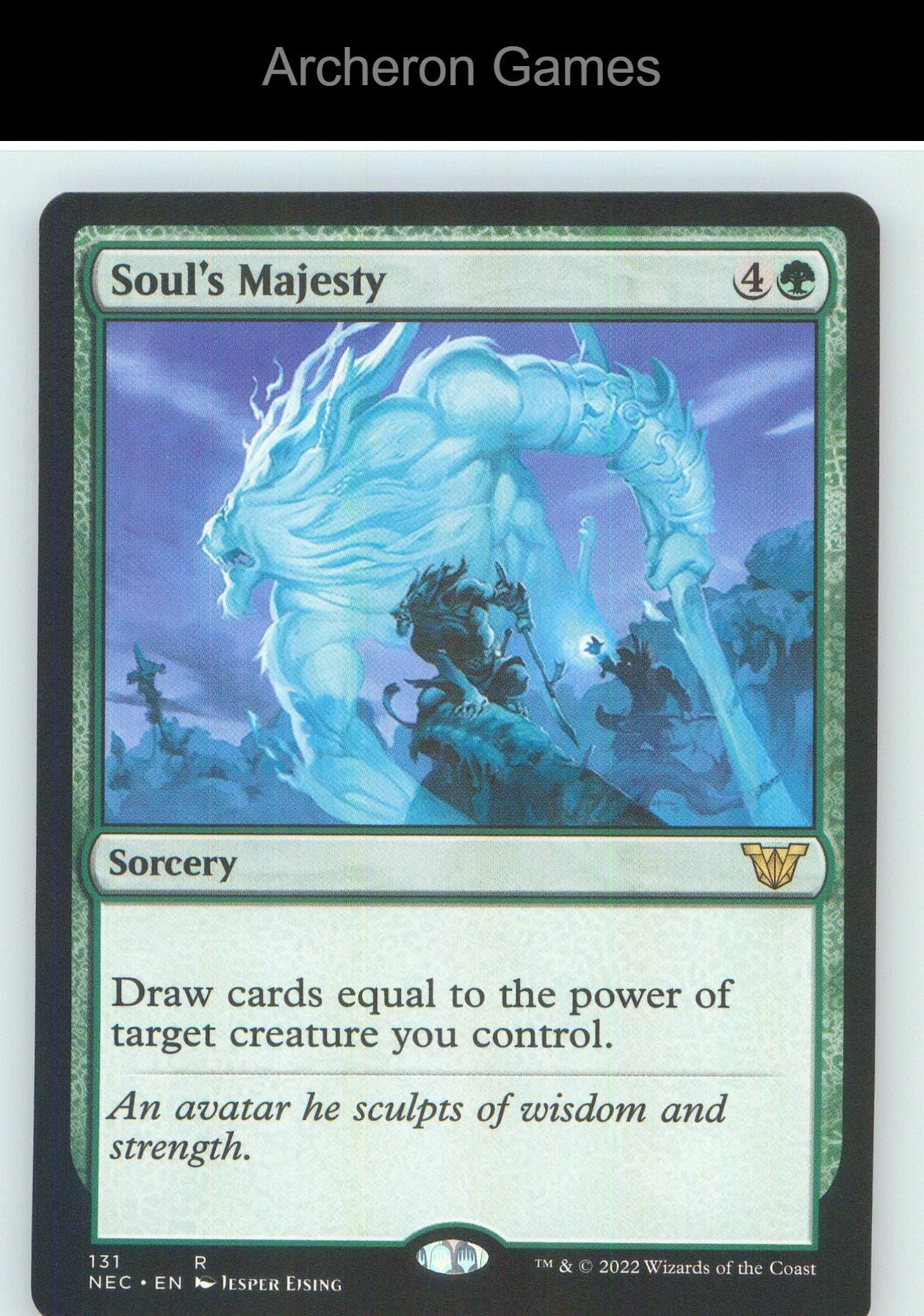 Soul's Majesty NEC 131 R MTG Card NM/EX+