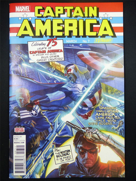 Sam Wilson: CAPTAIN America #7 - Marvel Comic #JQ