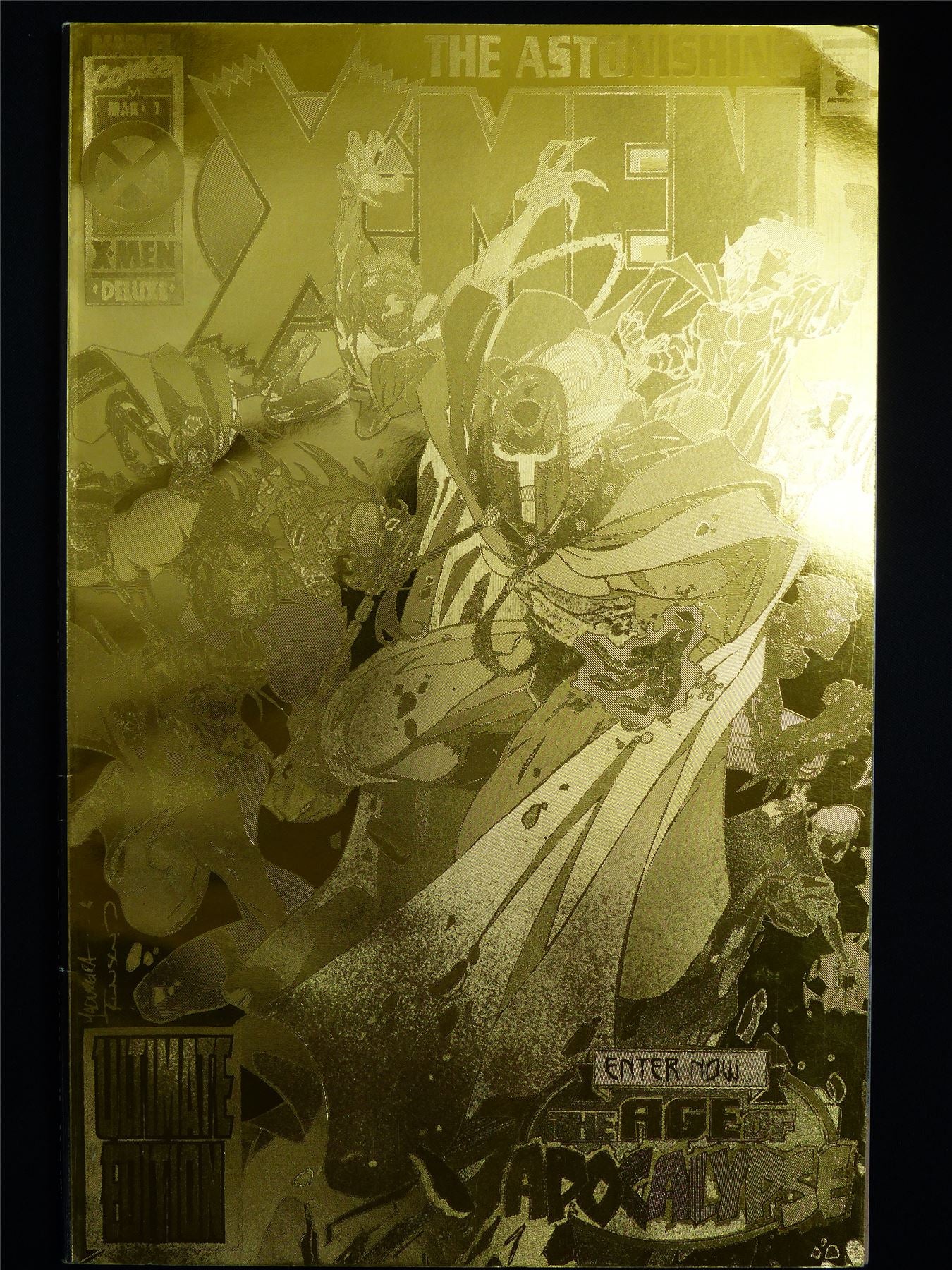 The Amazing X-MEN Age of Apocalypse Ultimate Gold Cvr - Marvel Comic #3ZT
