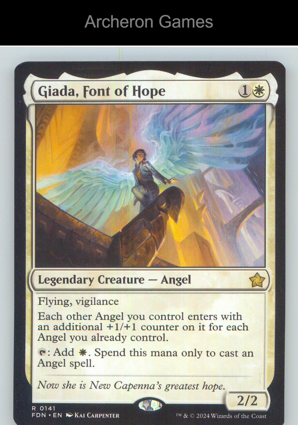 Giada, Font of Hope FDN 141 R MTG Card NM/EX+