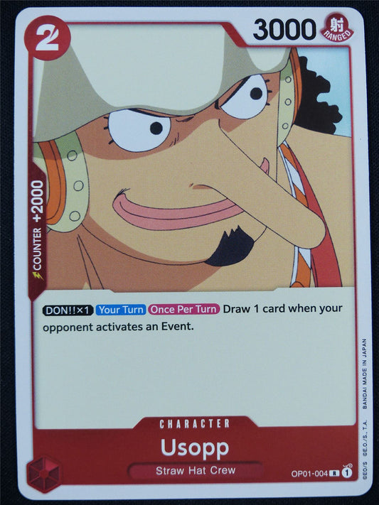 Usopp OP01-004 R - One Piece Card #2LL