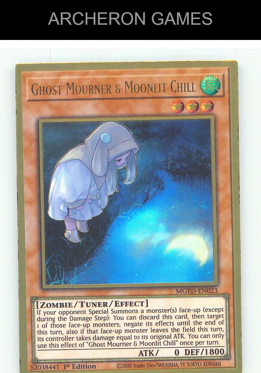 Ghost Mourner & Moonlit Chill (Alternate Art) YUGIOH Card 1st Edition