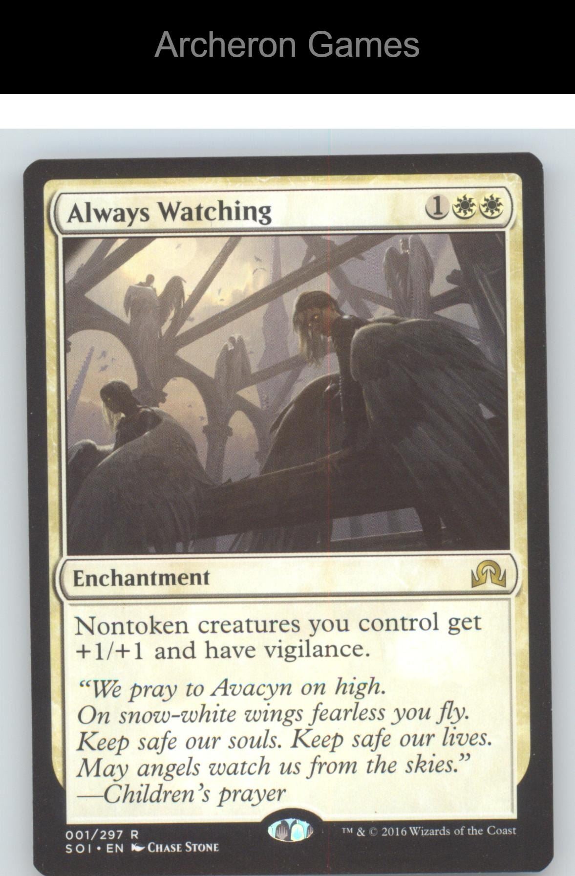 Always Watching SOI 1 R MTG Card Shadows over Innistrad