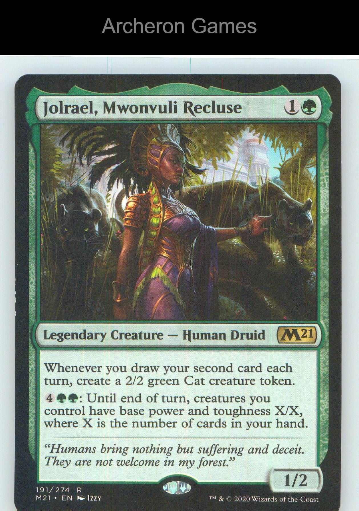 Jolrael, Mwonvuli Recluse M21 191 R MTG Card NM/EX+