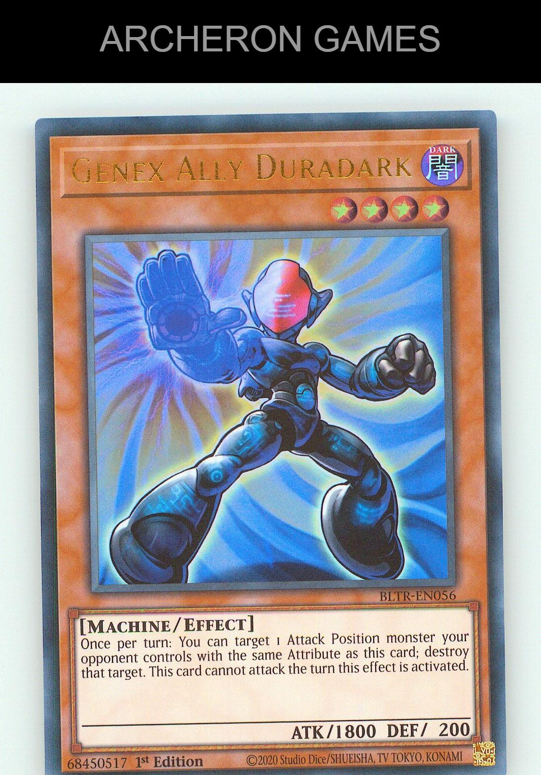 Genex Ally Duradark UR YUGIOH Card 1st Edition