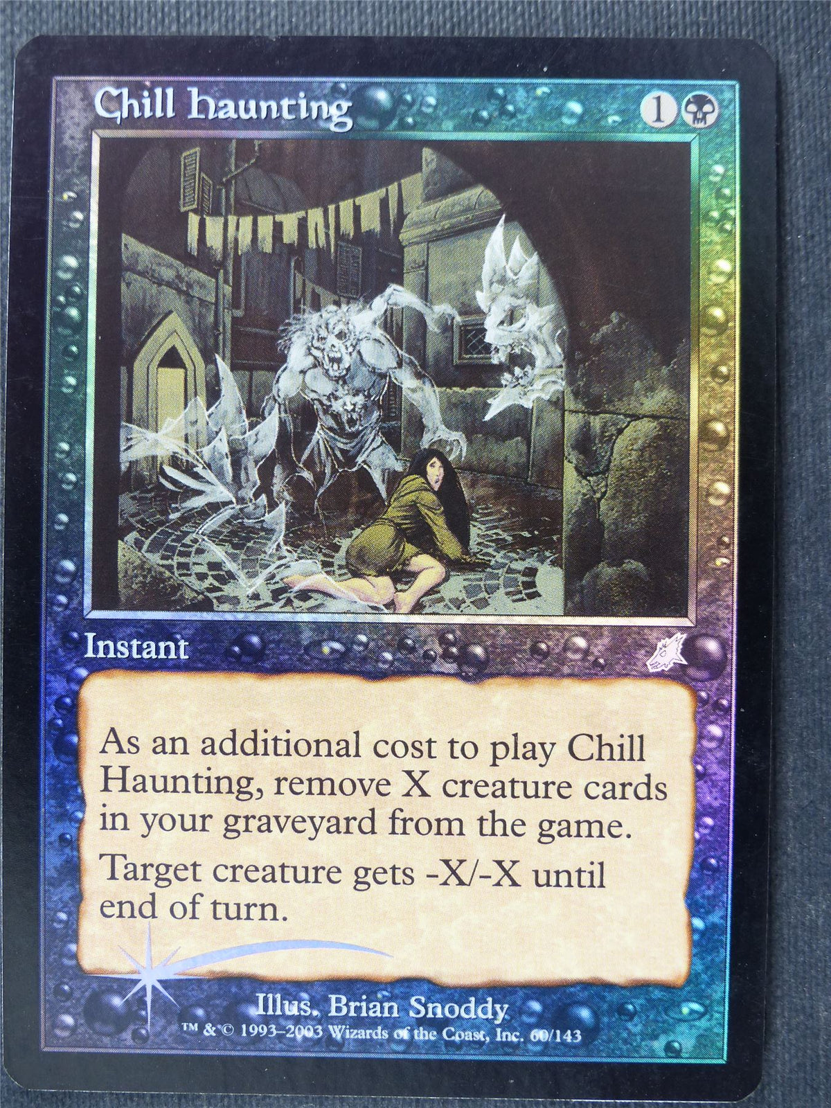 Chill Haunting Foil - Scourge - Mtg Magic Cards #2FI
