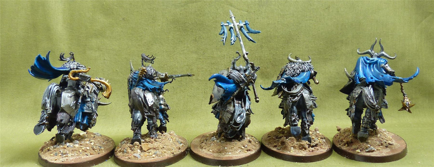 Chaos Knights painted - Slaves to Darkness - Warhammer AoS #F9