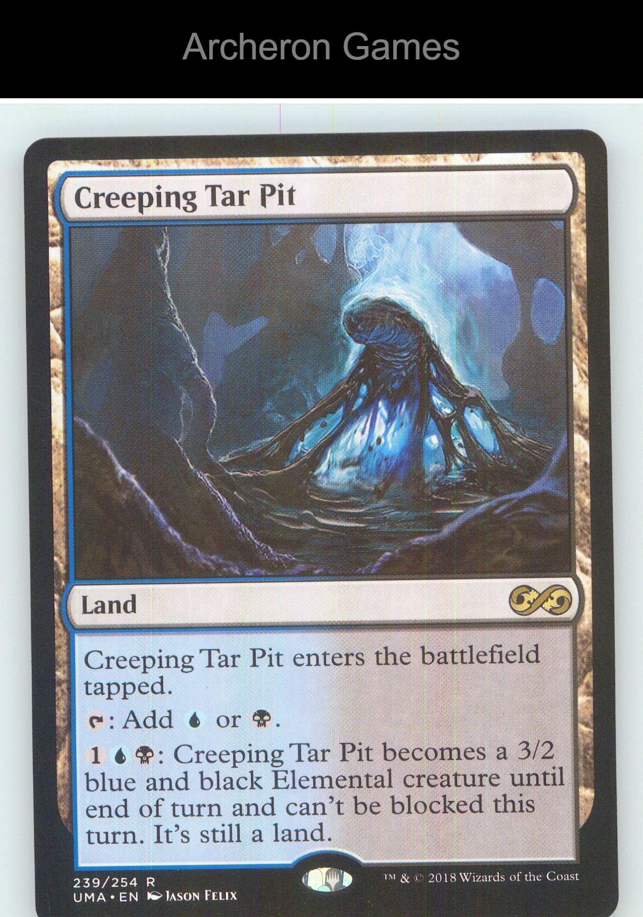 Creeping Tar Pit UMA 239 R MTG Card NM/EX+