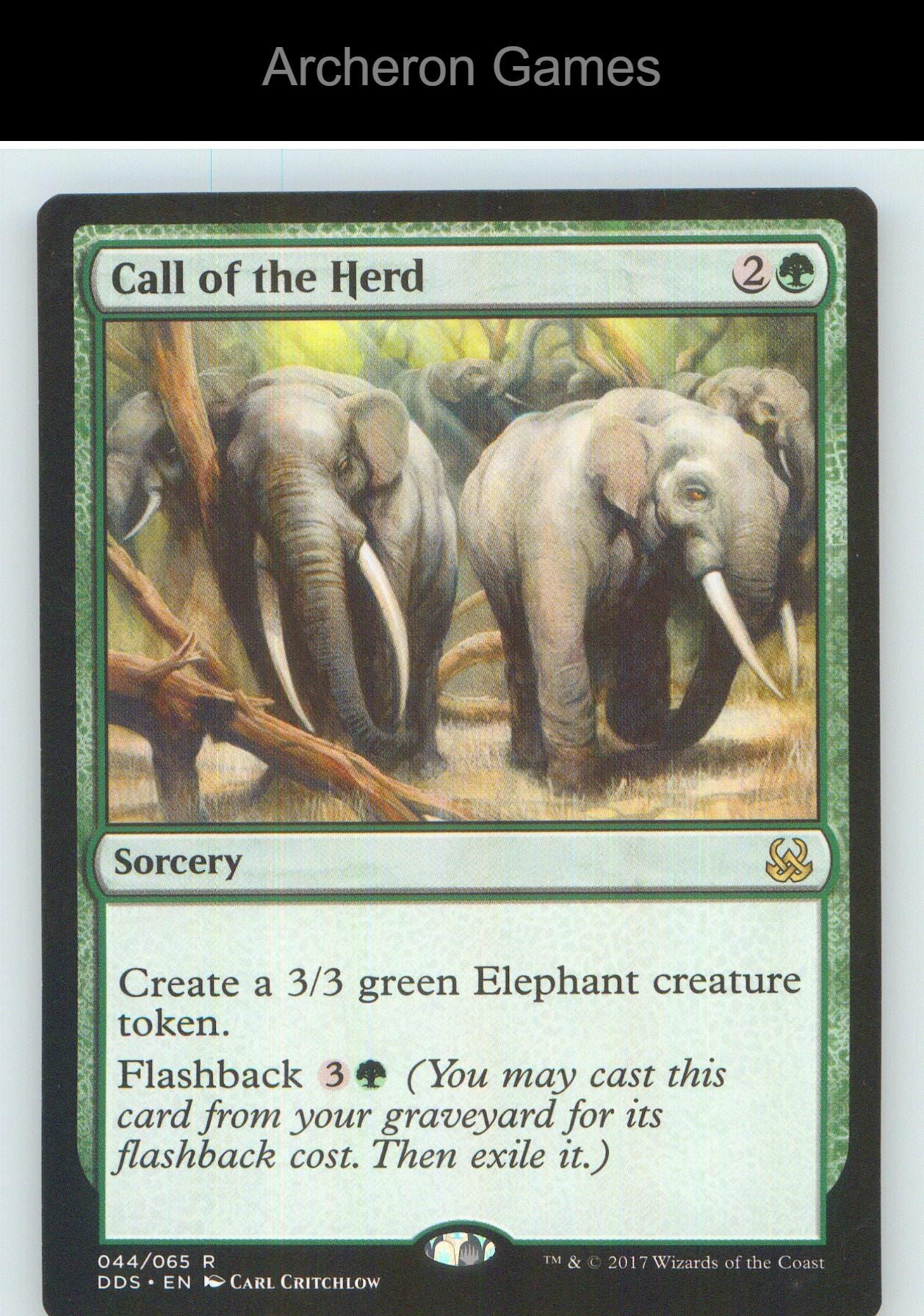Call of the Herd DDS 44 R MTG Card NM/EX+