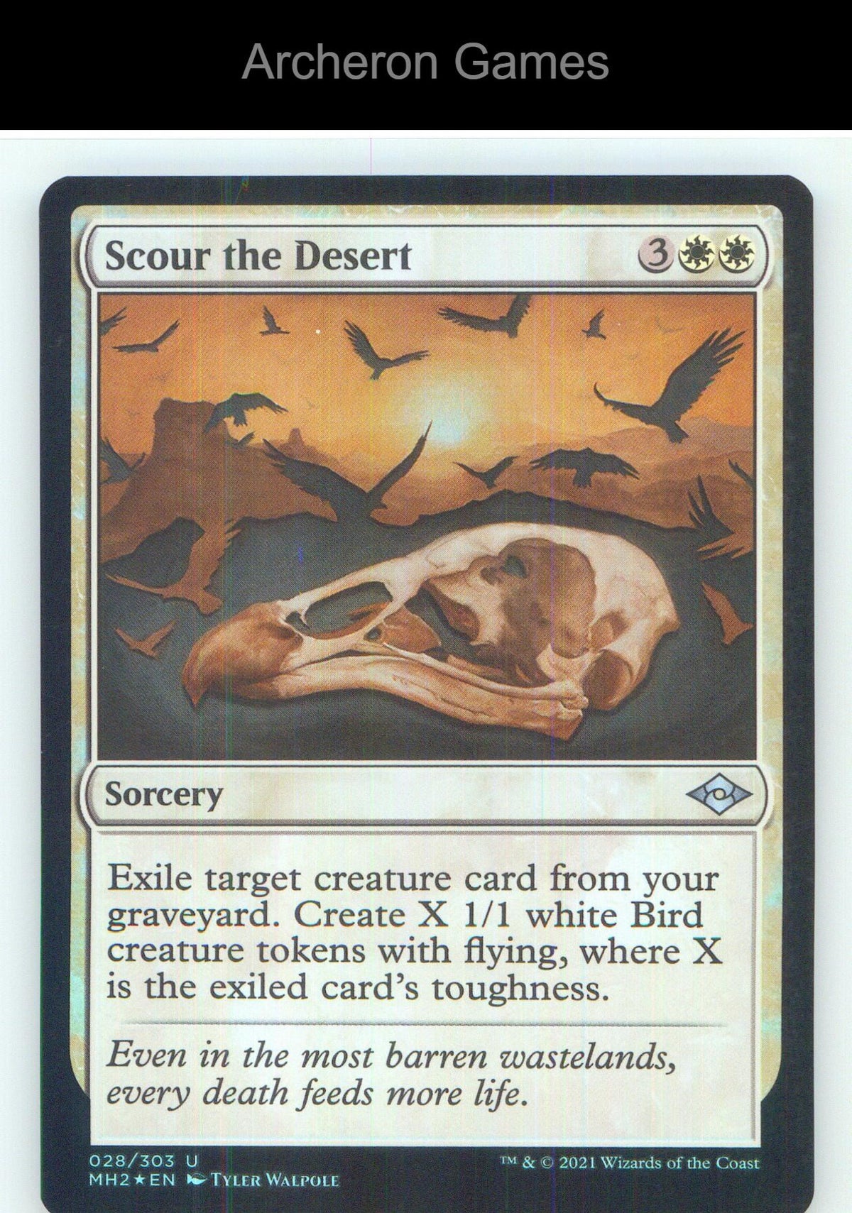Scour the Desert MH2 28 UC MTG Card NM/EX+ Foil