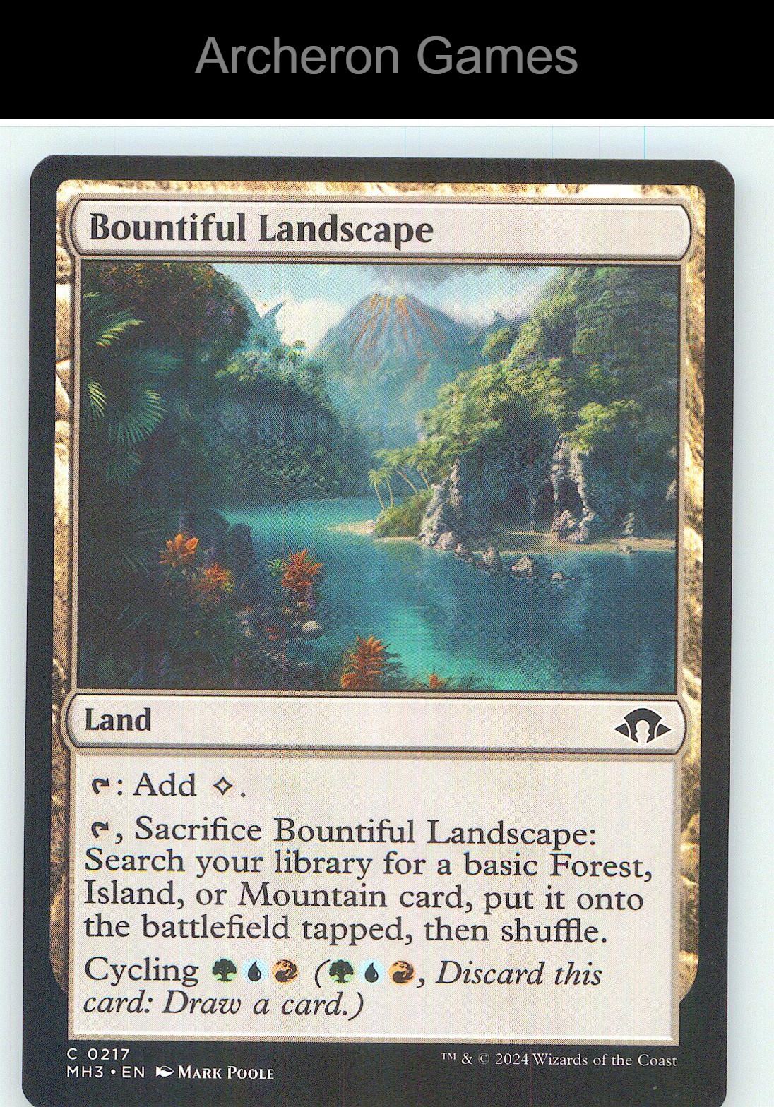Bountiful Landscape MH3 217 C MTG Card NM/EX+