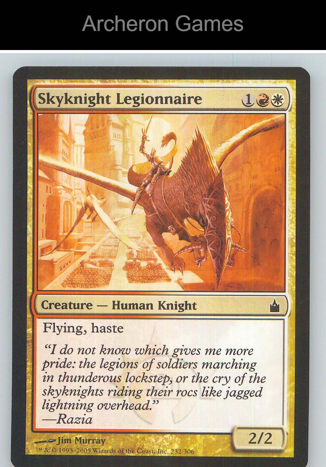 Skyknight Legionnaire RAV 232 C MTG Card NM/EX+