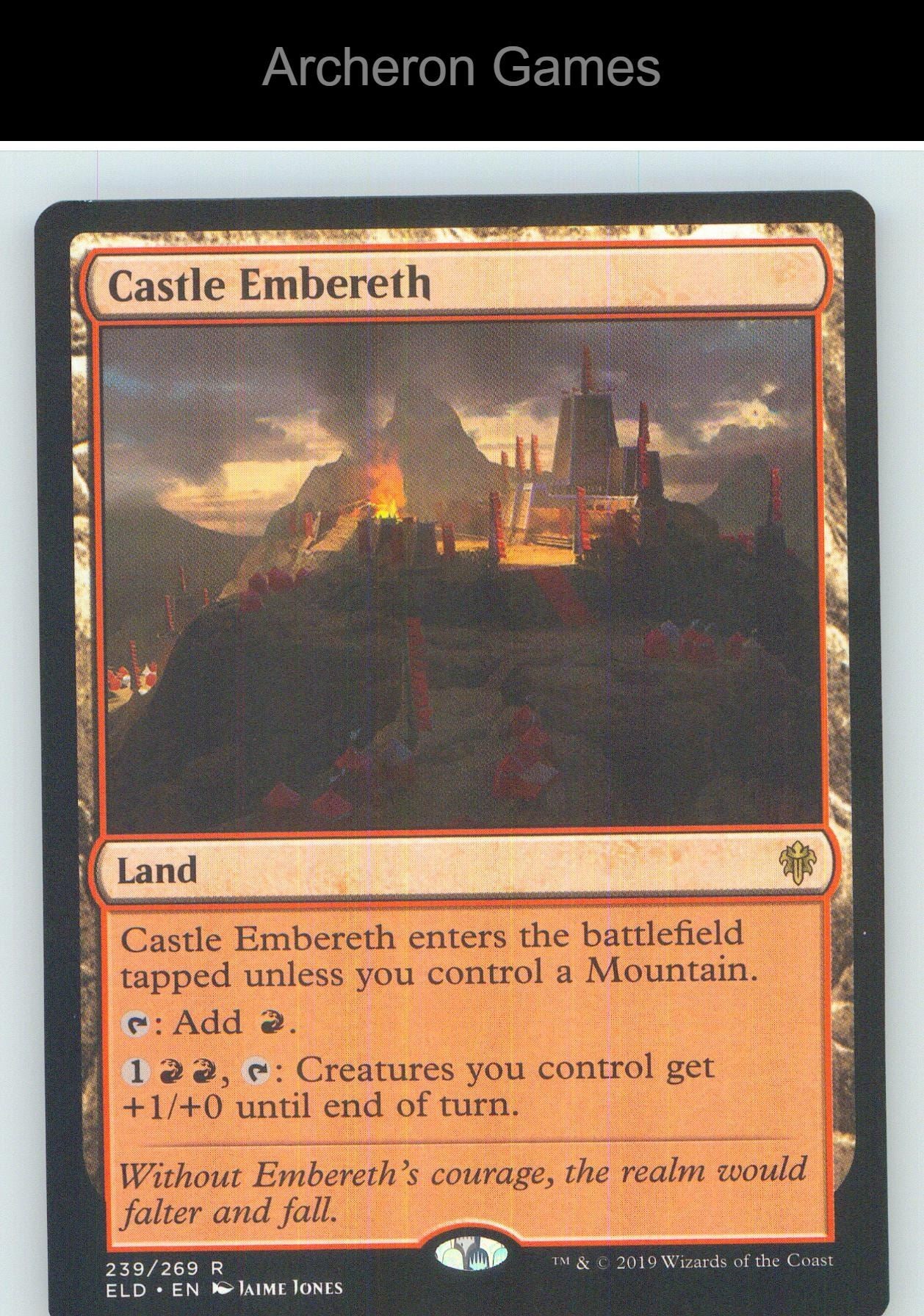 Castle Embereth ELD 239 R MTG Card NM/EX+