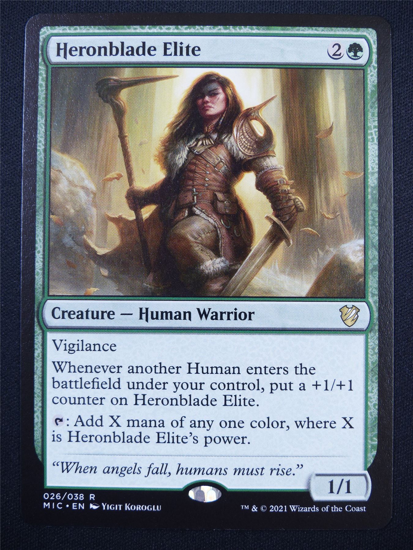 Heroblade Elite - MIC - Mtg Card #5QX